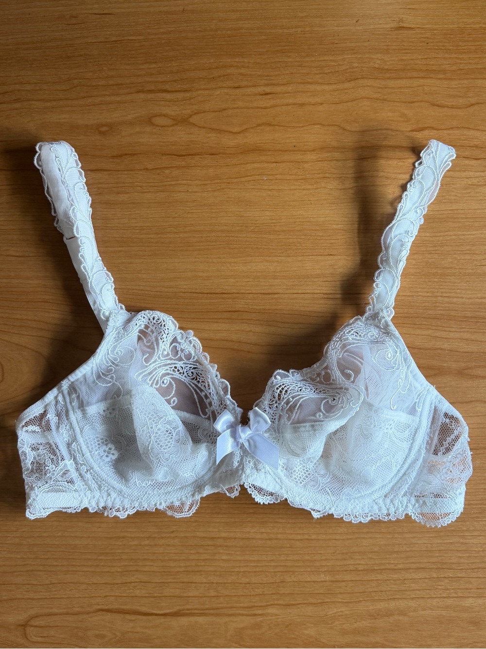 NWT Lise Charmel Soir de Venise Full Cup Bra in White - Picture 4 of 7